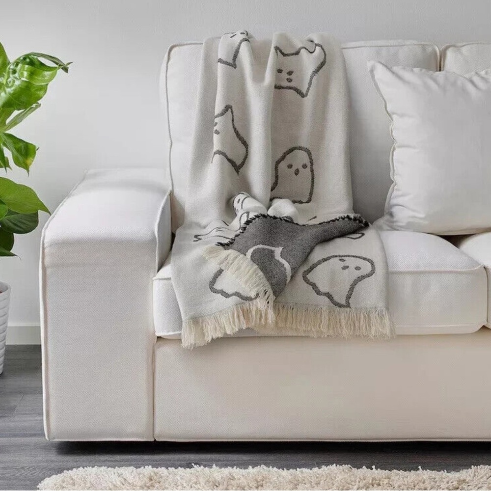 100% Cotton IKEA Ghost Blanket (limited edition Halloween throw)